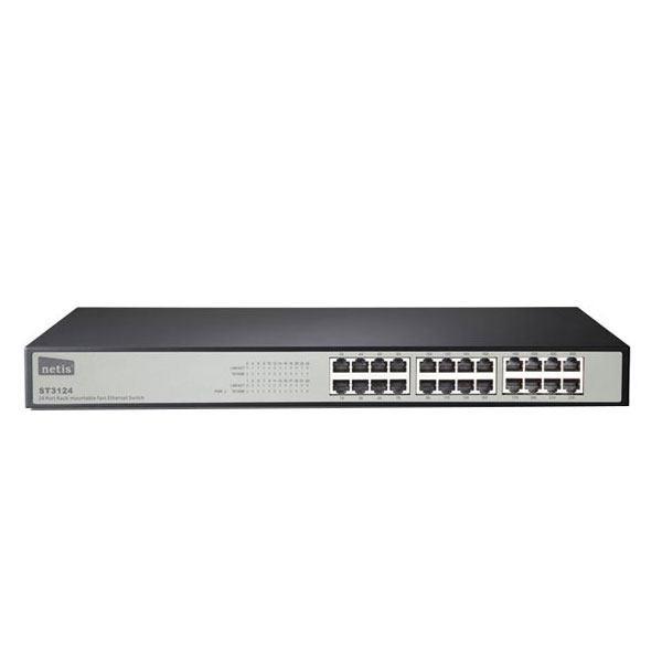 سوییچ 24 پورت غیر مدیریتی نتیس مدل ST3124